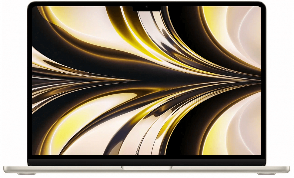 Apple MacBook Air 13" (M2, 2022) 8 ГБ, 512 ГБ SSD, "Сияющая звезда" (MLY23)