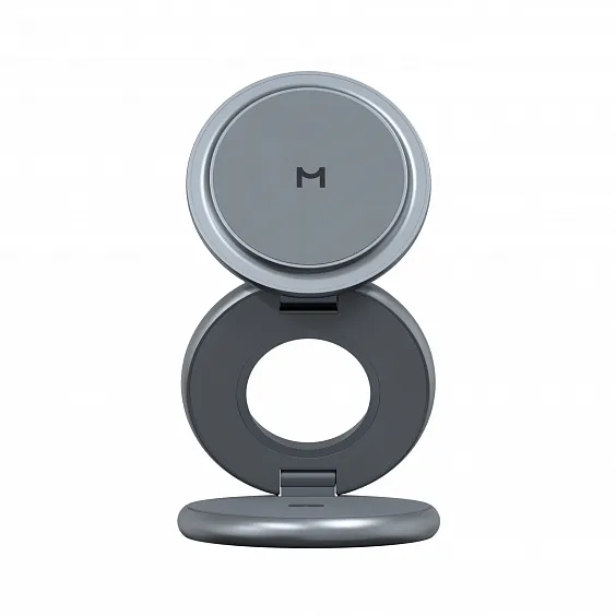 Складное беспроводное зарядное устройство 3в1 Magssory Signature Pro, с поддержкой Qi2, "Темная ночь"