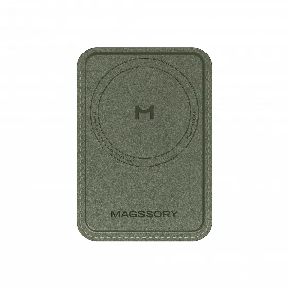 Кардхолдер Magssory Duo Magnetic Kickstand Wallet, с MagSafe, ACL011, Хаки