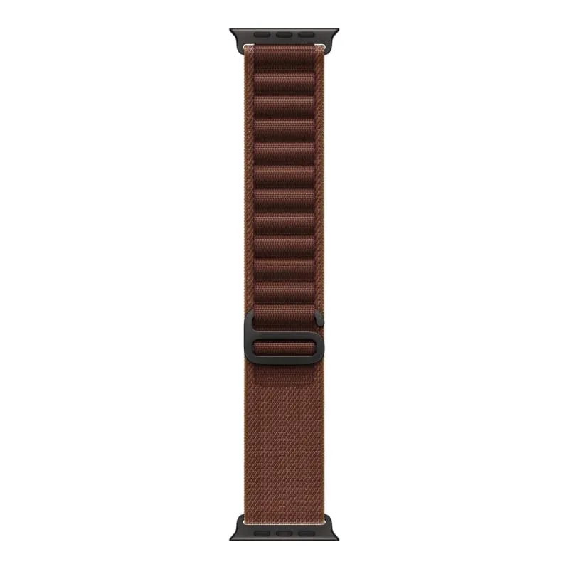 Apple Watch Ultra 4 GPS + Cellular, 49 мм, корпус из чёрного титана, ремешок Alpine цвета «бургунди»