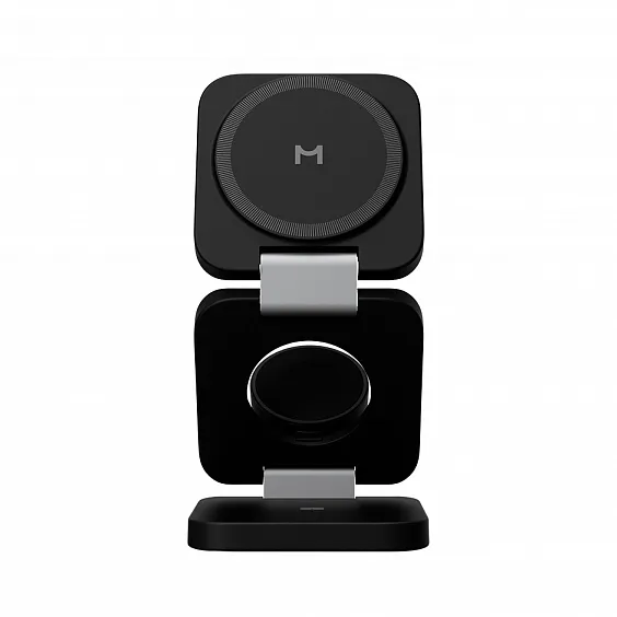 Складное беспроводное зарядное устройство Magssory Flex 3в1, с MagSafe, Черный