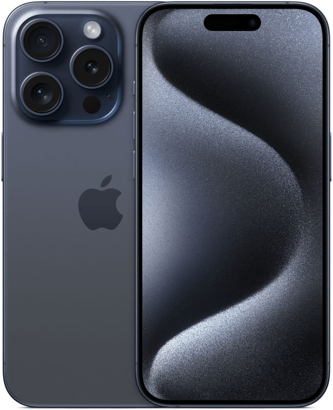 iPhone 15 Pro 128 ГБ "Титановый синий" (без RuStore)