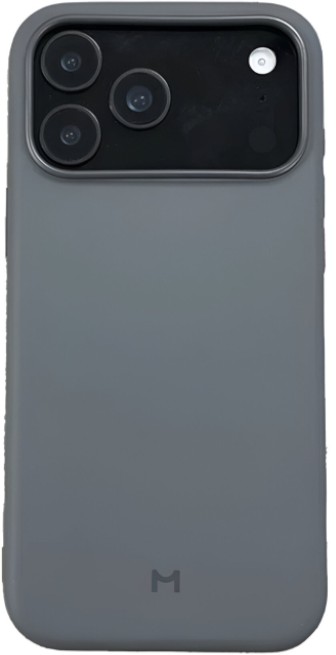 Чехол Magssory для iPhone 17 Pro, силикон, с MagSafe, Серый