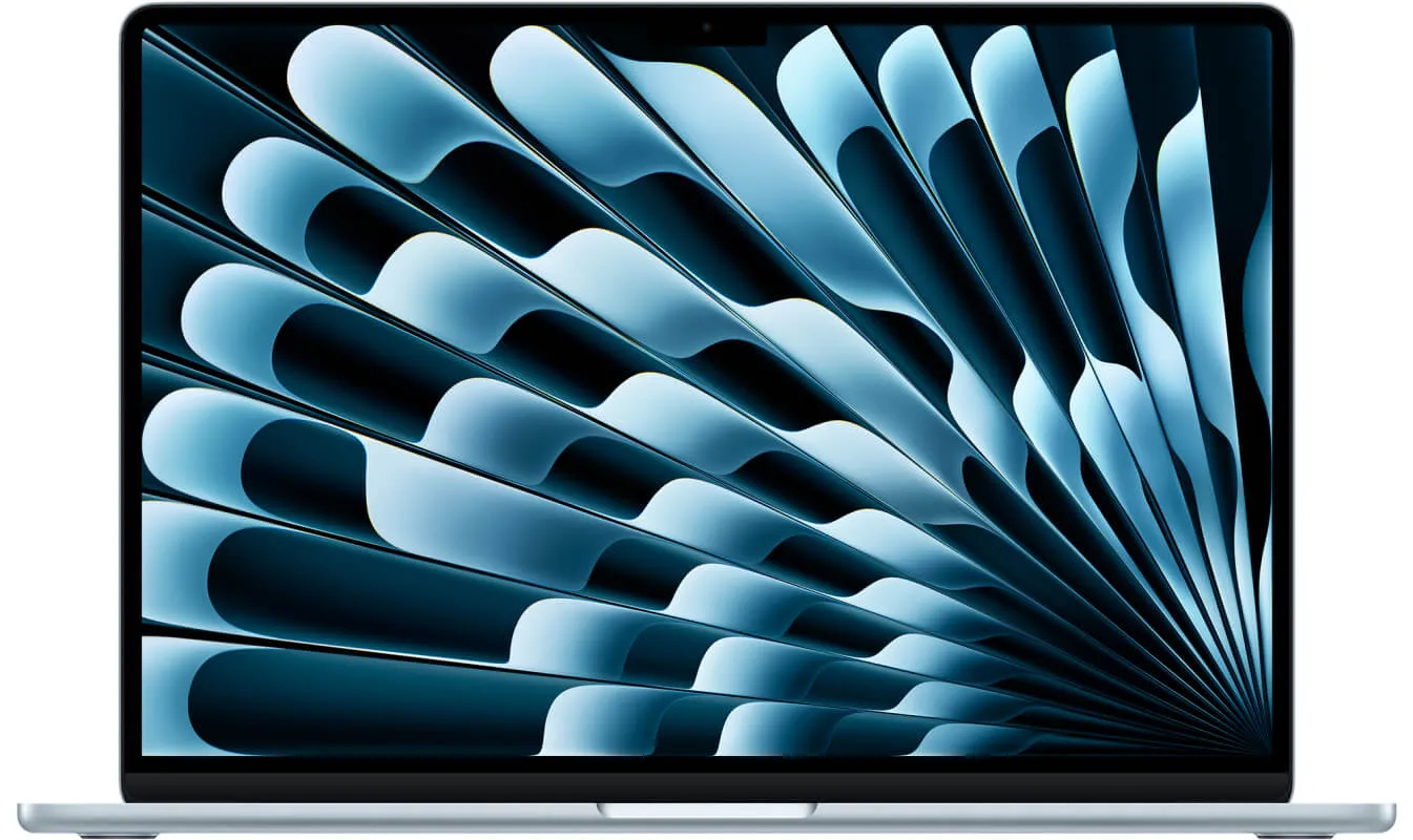Apple MacBook Air 13" (M4 10C CPU, 8C GPU, 2025) 16 ГБ, 256 ГБ SSD, Небесно-голубой, MC6T4