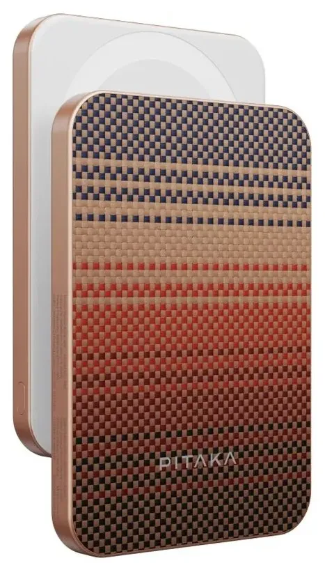Беспроводное зарядное устройство Pitaka Power Bank Qi2, Sunset