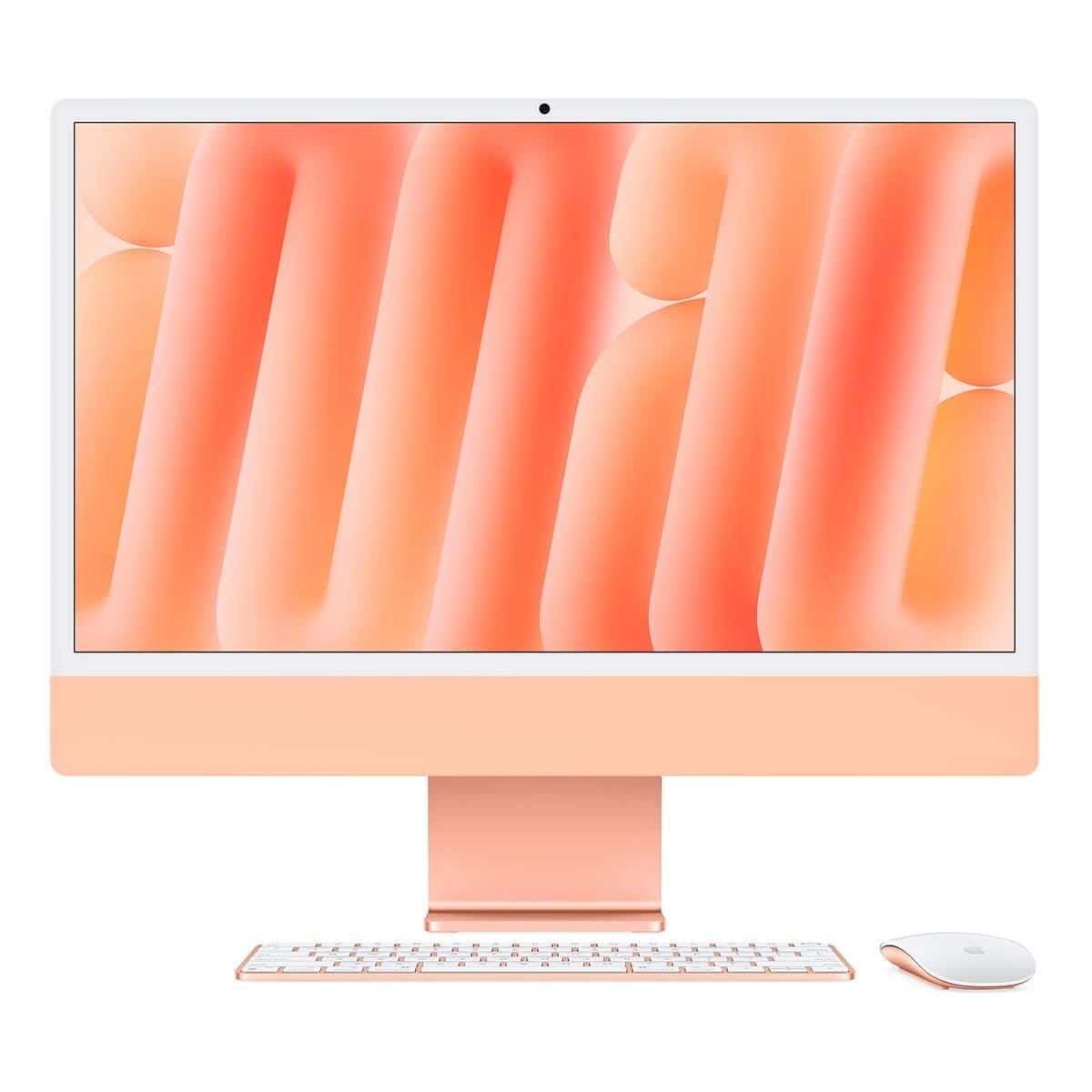 Apple iMac 24" Retina 4,5K, M4 (10C CPU, 10C GPU), 16 ГБ, 256 ГБ SSD, оранжевый