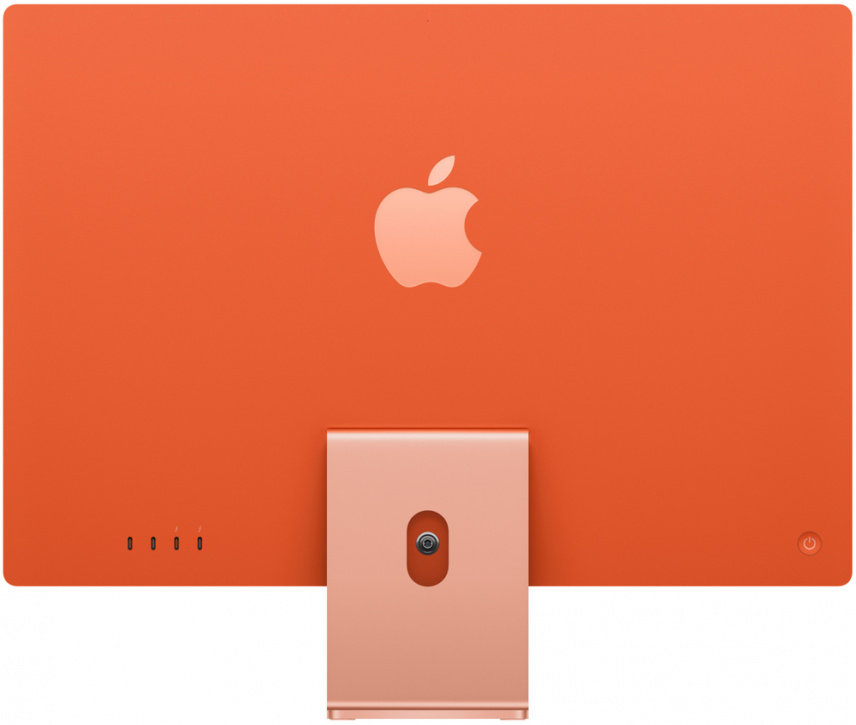 Apple iMac 24" Retina 4,5K, M1 (8C CPU, 8C GPU), 8 ГБ, 512 ГБ SSD, оранжевый