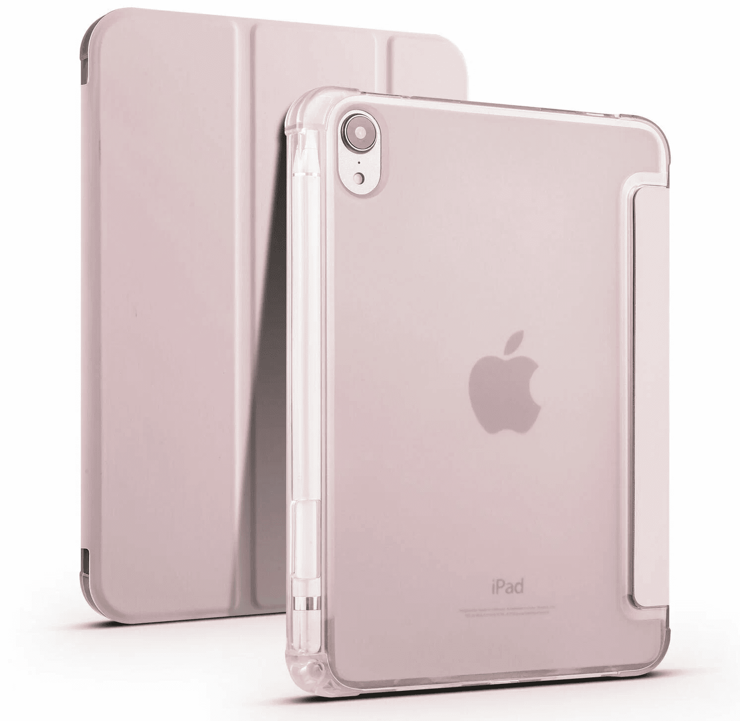  Чехол-книжка для iPad mini 6/7 Светло-розовый