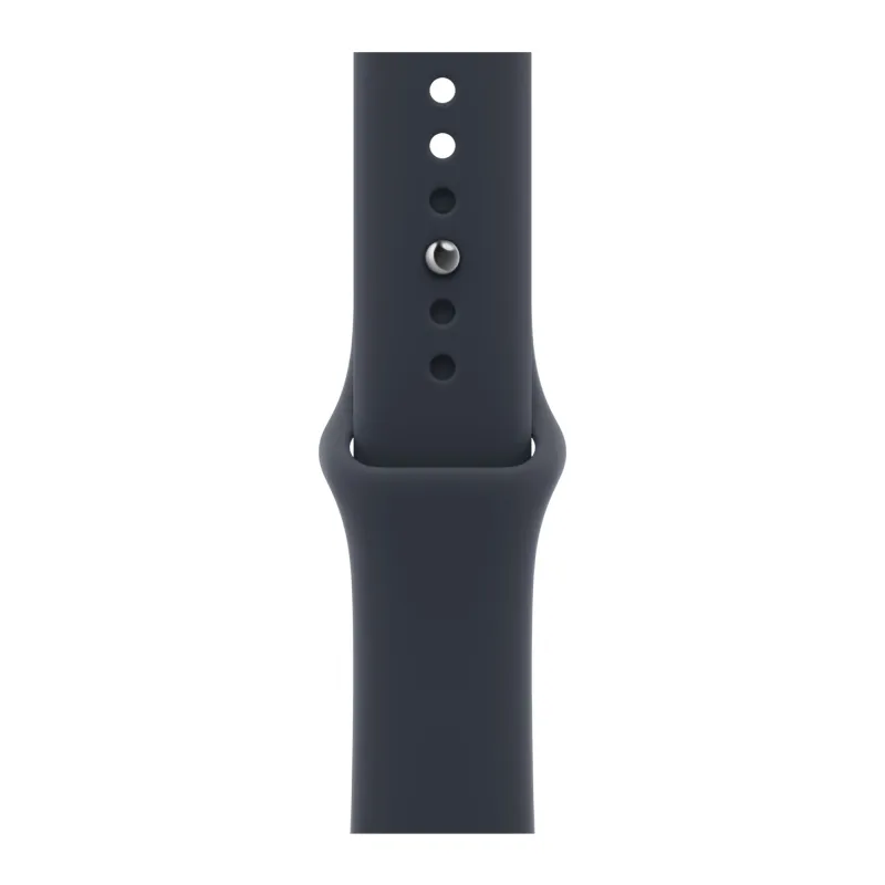 Apple Watch Series 12, 42 мм, корпус из алюминия цвета «серый космос», спортивный ремешок тёмно-синего цвета