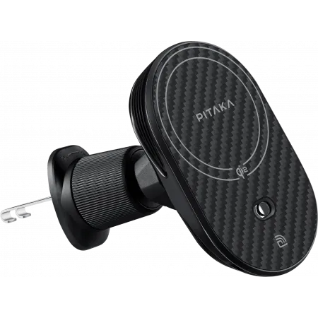 Автомобильный держатель с беспроводной зарядкой Pitaka MagEZ Car Mount Pro 2 Qi2