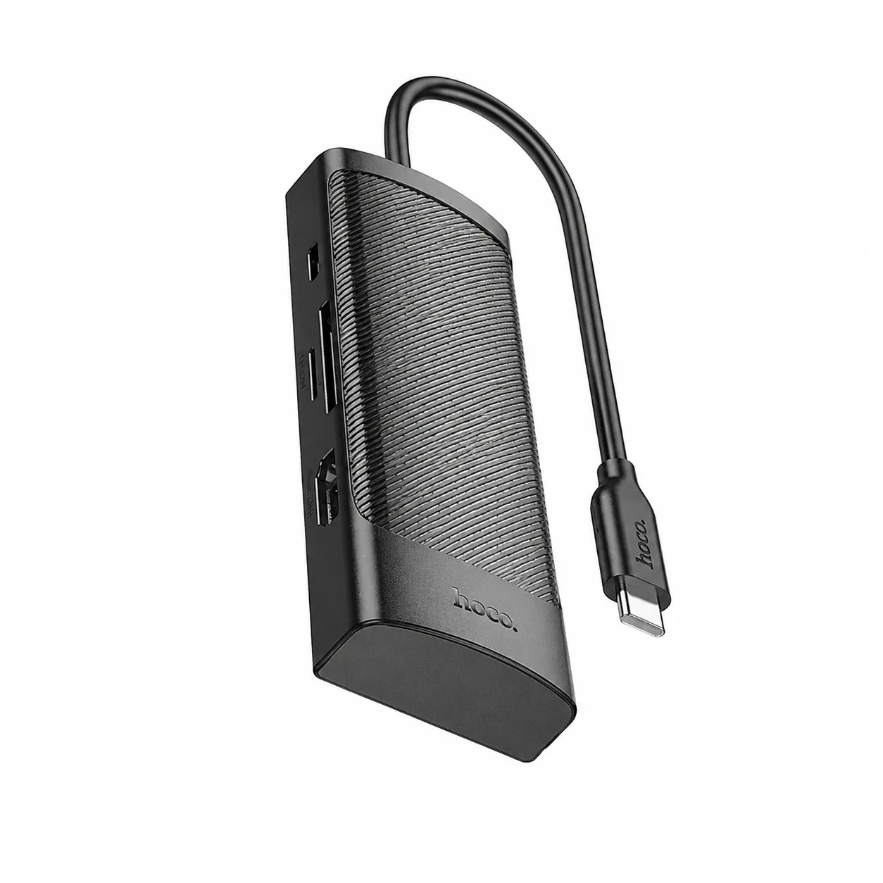 Адаптер HOCO USB-C HUB 7-in-1 (HB43), Чёрный