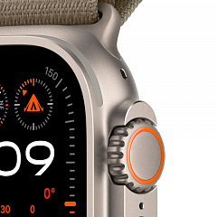 Apple Watch Ultra 2 GPS + Cellular, 49 мм, корпус из титана, ремешок Alpine оливкового цвета