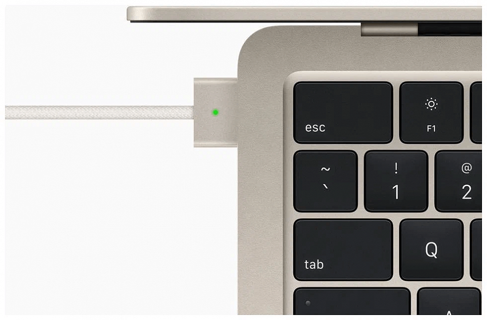 Apple MacBook Air (M2, 2022) 8 ГБ, 512 ГБ SSD, "Сияющая звезда" (MLY23)