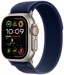 Apple Watch Ultra 2 GPS + Cellular, 49 мм, корпус из титана, ремешок Trail синего цвета