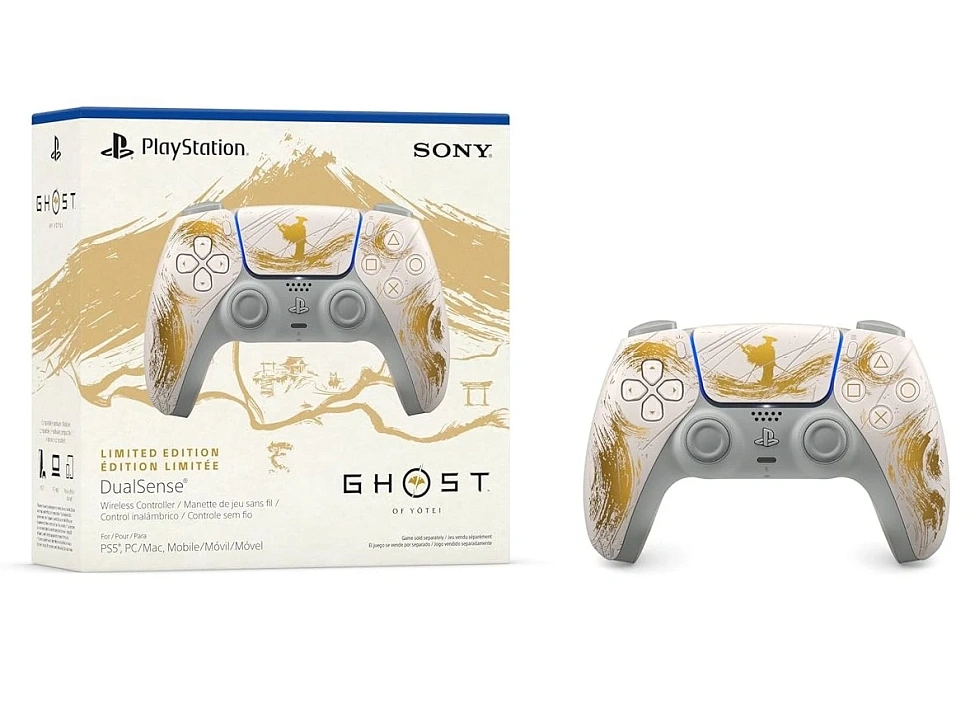 Геймпад Sony DualSense Ghost of Yōtei Gold Limited Edition