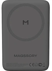  Беспроводной внешний аккумулятор Magssory Core 10K, с MagSafe, "Темная ночь"