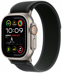 Apple Watch Ultra 2 GPS + Cellular, 49 мм, корпус из титана, ремешок Trail черного цвета