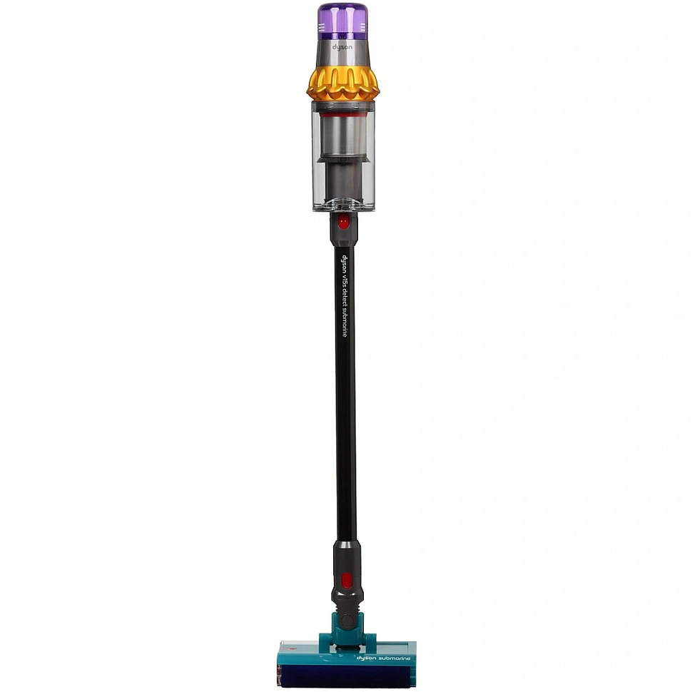 Пылесос Dyson V15S Detect Submarine (SV47), Yellow/Nickel