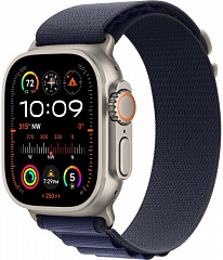 Apple Watch Ultra 2 GPS + Cellular, 49 мм, корпус из титана, ремешок Alpine темно-синего цвета