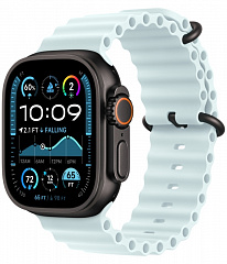 Apple Watch Ultra 2 GPS + Cellular, 49 мм, корпус из черного титана, ремешок Ocean голубого цвета