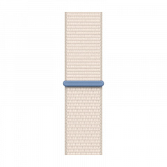 Apple Watch SE (2023), 40 мм, корпус из алюминия цвета «сияющая звезда», спортивный ремешок Loop «сияющая звезда»