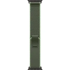 Apple Watch Ultra 3 GPS + Cellular, 49 мм, корпус из чёрного титана, ремешок Trail зелёного/неонового цвета
