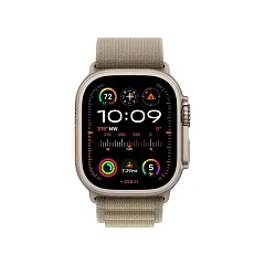 Apple Watch Ultra 2 GPS + Cellular, 49 мм, корпус из титана, ремешок Alpine оливкового цвета