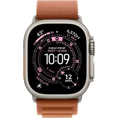 Apple Watch Ultra 3 GPS + Cellular, 49 мм, корпус из титана, ремешок Alpine терракотового цвета