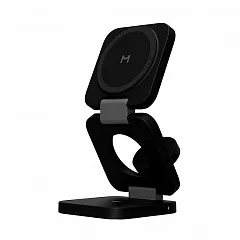 Складное беспроводное зарядное устройство Magssory Flex 3в1, с MagSafe, Черный