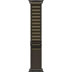 Apple Watch Ultra 4 GPS + Cellular, 49 мм, корпус из чёрного титана, ремешок Alpine тёмно-оливкового цвета