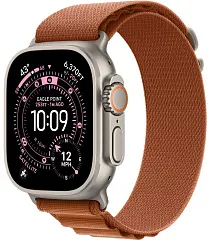Apple Watch Ultra 3 GPS + Cellular, 49 мм, корпус из титана, ремешок Alpine терракотового цвета