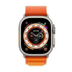 Apple Watch Ultra GPS + Cellular, 49 мм, корпус из титана, ремешок Alpine оранжевого цвета