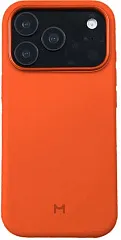 Чехол Magssory для iPhone 17 Pro, силикон, с MagSafe, Оранжевый