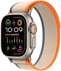 Apple Watch Ultra 2 GPS + Cellular, 49 мм, корпус из титана, ремешок Trail оранжевого/бежевого цвета