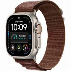 Apple Watch Ultra 4 GPS + Cellular, 49 мм, корпус из титана, ремешок Alpine цвета «бургунди»