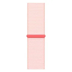 Apple Watch Series 9, 45 мм, корпус из алюминия розового цвета, спортивный ремешок Loop розового цвета