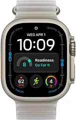 Apple Watch Ultra 4 GPS + Cellular, 49 мм, корпус из титана, ремешок Ocean цвета «полупрозрачный серый»