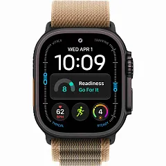 Apple Watch Ultra 4 GPS + Cellular, 49 мм, корпус из чёрного титана, ремешок Alpine цвета «пустынный»