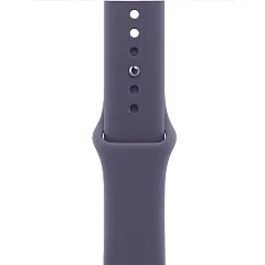 Apple Watch Series 11, 46 мм, корпус из алюминия серебристого цвета, спортивный ремешок цвета "фиолетовый туман"