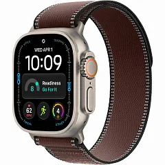 Apple Watch Ultra 4 GPS + Cellular, 49 мм, корпус из титана, ремешок Trail тёмно-коричневого цвета