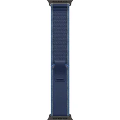 Apple Watch Ultra 3 GPS + Cellular, 49 мм, корпус из чёрного титана, ремешок Trail синего/ярко-синего цвета