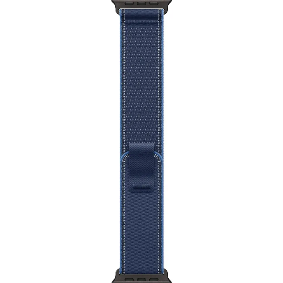 Apple Watch Ultra 3 GPS + Cellular, 49 мм, корпус из чёрного титана, ремешок Trail синего/ярко-синего цвета