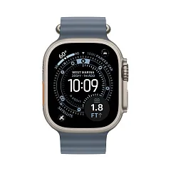 Apple Watch Ultra 3 GPS + Cellular, 49 мм, корпус из титана, ремешок Ocean «якорно-синего» цвета