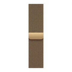 Apple Watch Series 12, 42 мм, корпус из титана цвета «Сияющее золото», ремешок Milanese цвета «Сияющее золото»
