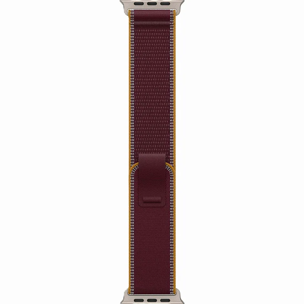 Apple Watch Ultra 4 GPS + Cellular, 49 мм, корпус из титана, ремешок Trail цвета «бургунди»