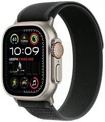 Apple Watch Ultra 2 GPS + Cellular, 49 мм, корпус из титана, ремешок Trail черного цвета