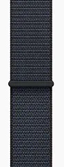 Apple Watch Series 10, 42 мм, корпус из алюминия цвета "черный глянец", спортивный ремешок Loop темно-синего цвета