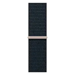 Apple Watch Series 9, 41 мм, корпус из алюминия цвета «темная ночь», спортивный ремешок Loop «темная ночь»
