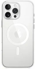 Чехол KUVETE с MagSafe для iPhone 16 Pro, прозрачный