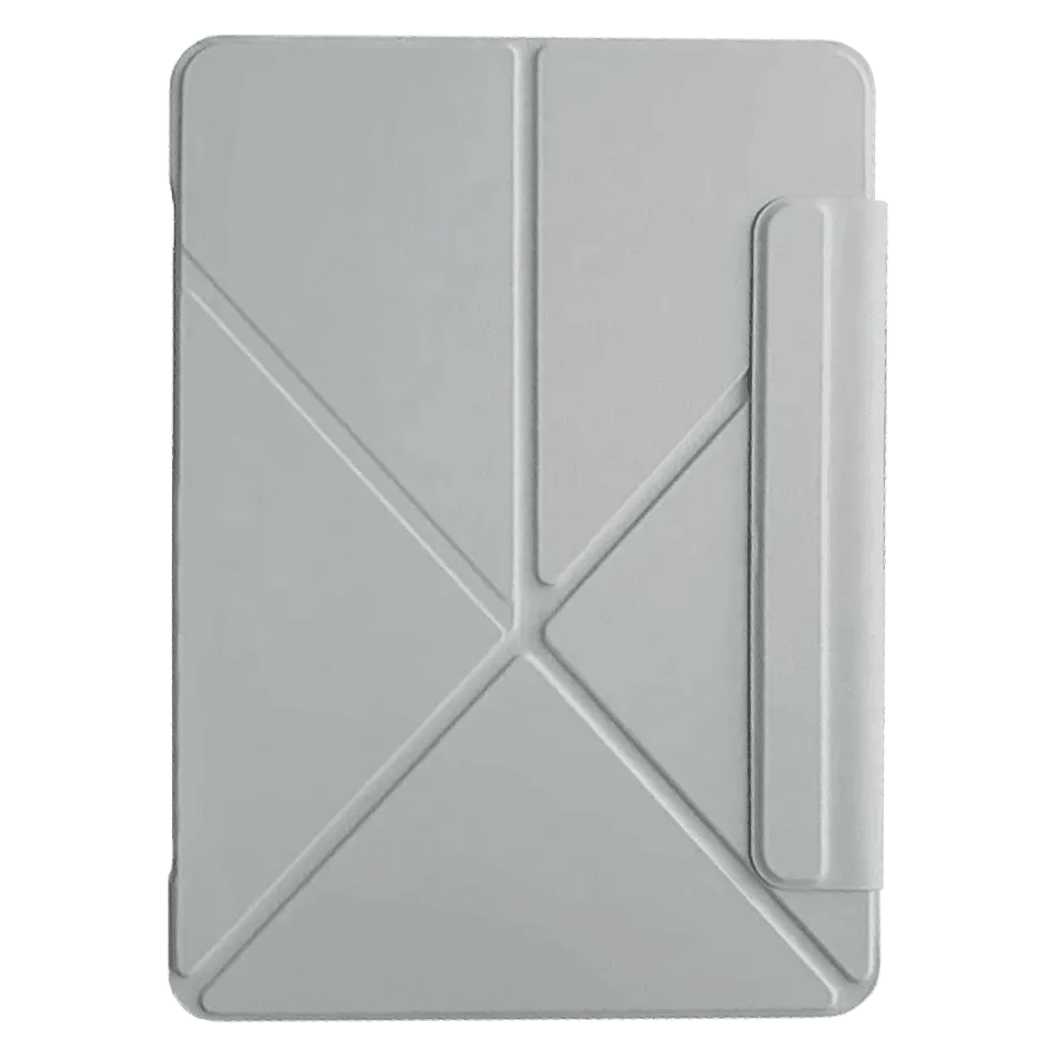 Чехол-книжка с магнитной застежкой для iPad Pro 11" (2024) Светло-серый